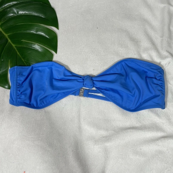 NWD Solid‎ & Striped Whitney Bandeau Bikini Top L - Picture 2 of 11